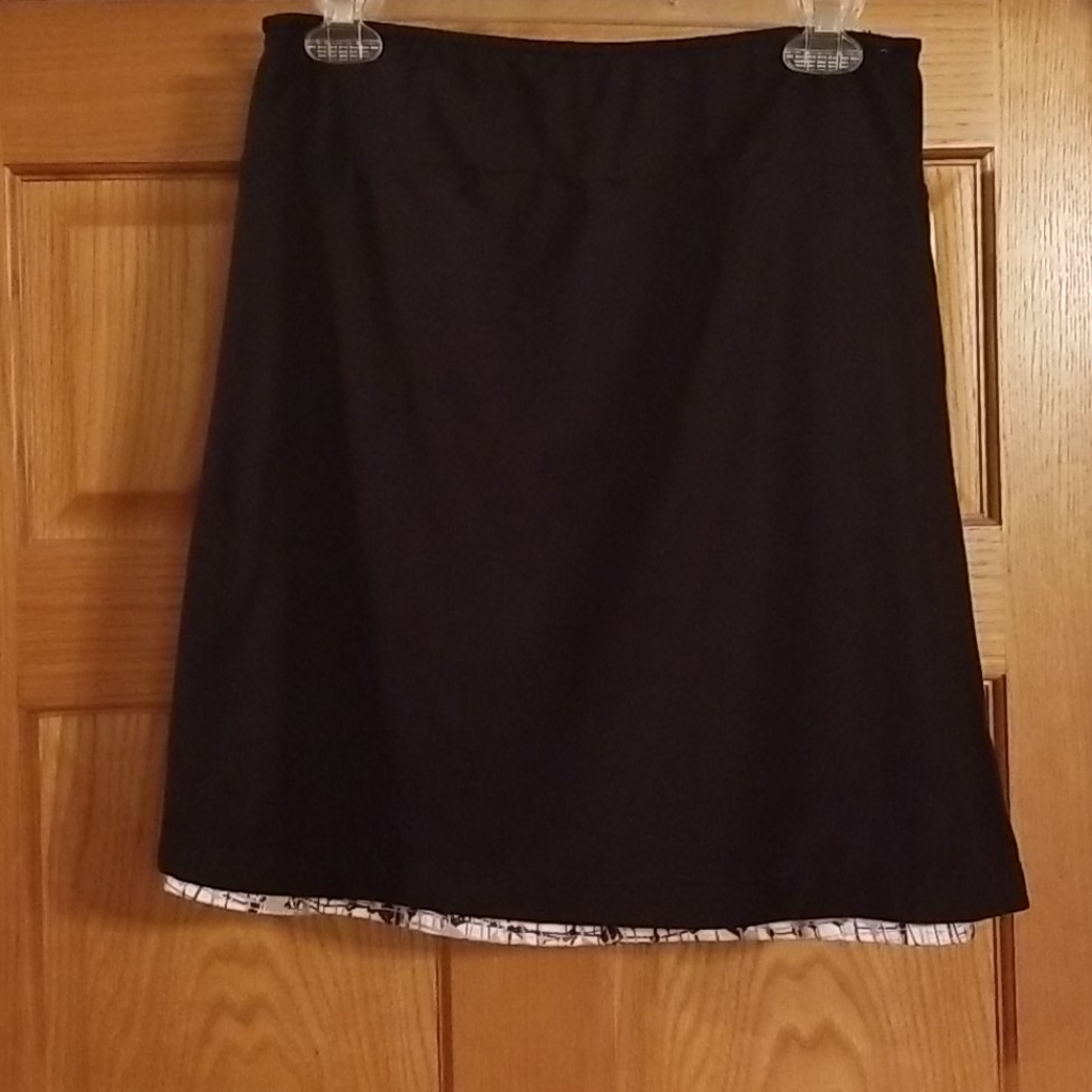 Reversible Knit Mini Skirt